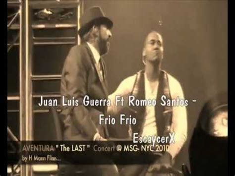 Juan Luis Guerra Ft Romeo Santos Frio Frio 2013 YouTube