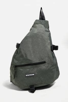 Iets Frans Riemen Rucksack In Khaki Mochila Para Mujer