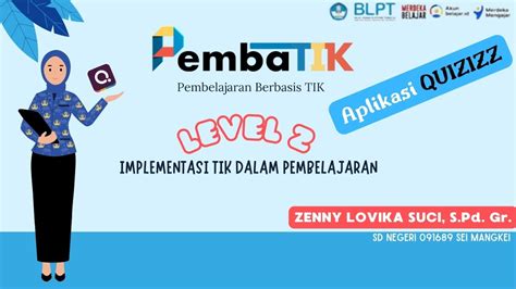 Tugas Akhir Pembatik Level 2 Implementasi TIK Dalam Pembelajaran