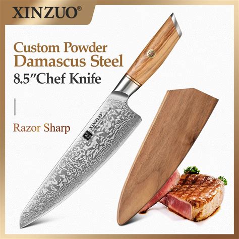 Xinzuo Chef S Knife Layer Powder Steel Core Damascus Steel Multi