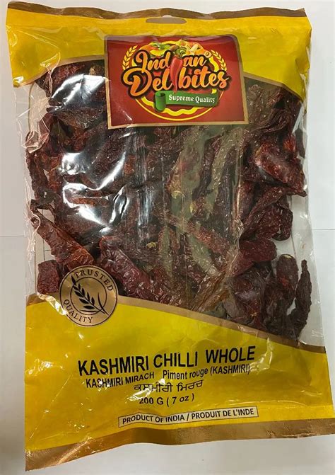 Chilli Whole Kashmiri 100 G | Indian Deli Bites