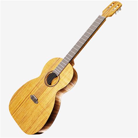 Acoustic Guitar Free 3d Model Obj Mb Fbx Free3d