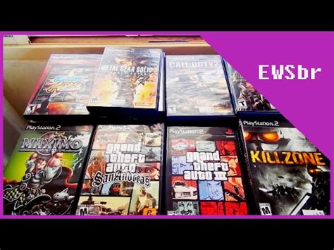 Minha coleção de Playstation 2 Atualizada YouTube