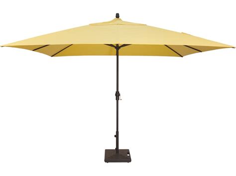 Treasure Garden Market Aluminum 8 X 11 Foot Crank Lift Rectangular Patio Umbrella Exum8811rt