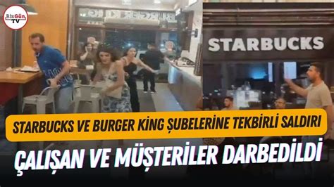 Diyarbakırda Starbucks ve Burger King şubelerine tekbirli saldırı