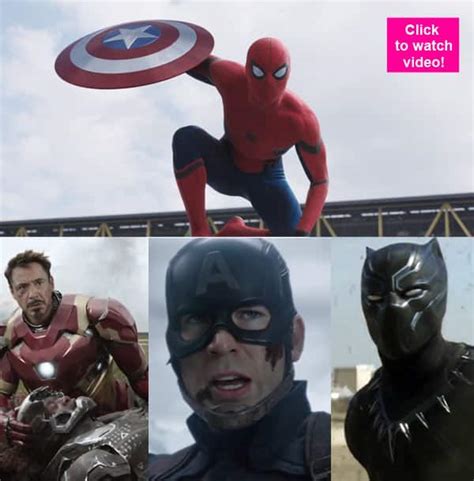 Captain America Civil War Trailer Spider Man Finally Makes His