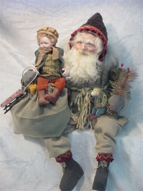 Norma Decamp S Santas Ebay And Facebook Primitive Santa Santa Doll