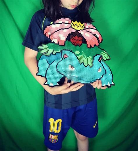 Extra large Venusaur, Ivysaur and Bulbasaur Pixel art /Sprites / Room ...