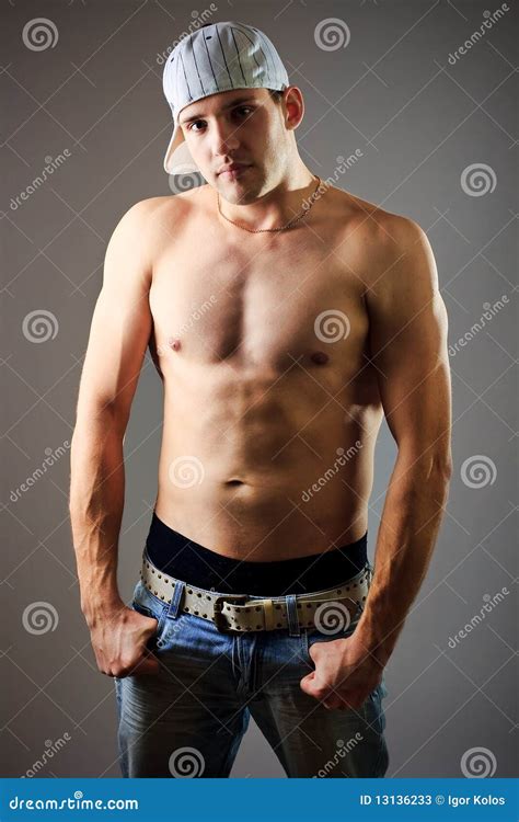 Muscular Male Torso Stock Image Image Of Model Fashion 13136233