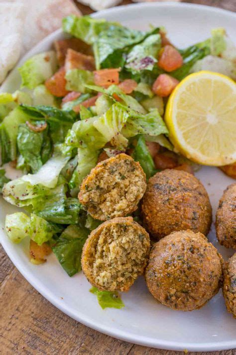 Classic Falafel Made With Dried Chickpeas And Tahini This Traditional