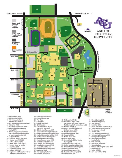 ACU Campus Map