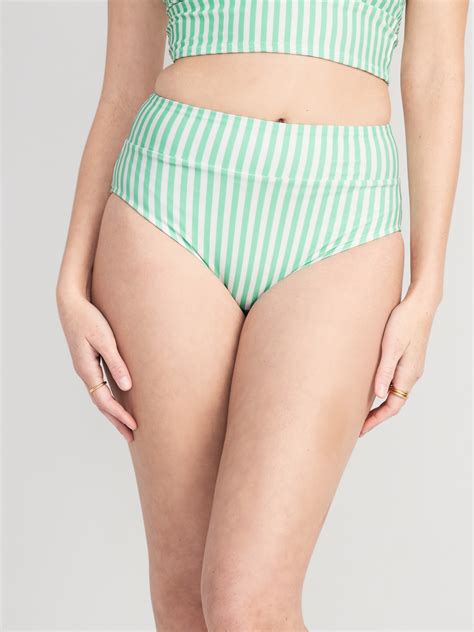 High Waisted Banded Bikini Bottom Atelier Yuwa Ciao Jp