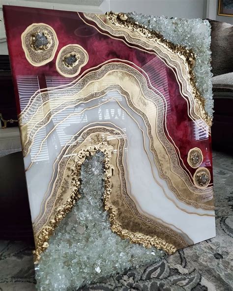 Pin By Mirosi S On I ♥l♥o♥v♥e♥ Home Resin Art Canvas Resin Art