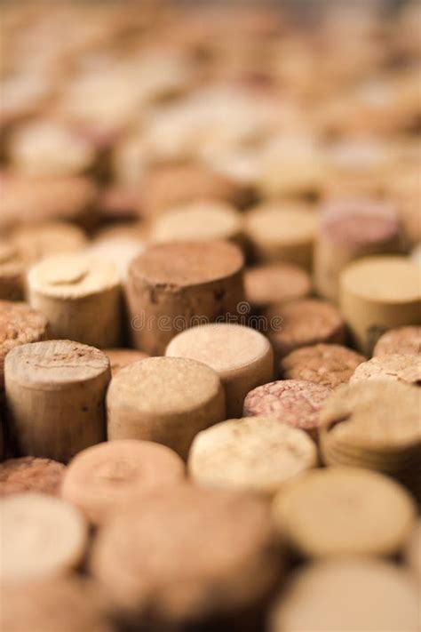 Wine Corks Texture Background Winery Material Texture Stock Image