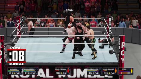 Wwe 2k18 Royal Rumble Match Youtube