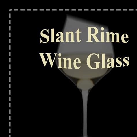 New Stylish Slant Rim Wine Glass Box Product Packaging Contest