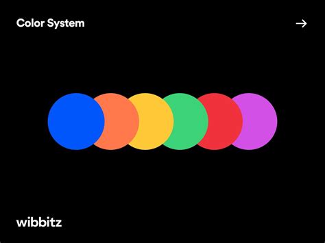 Color System Wibbitz Color Palette Design Brand Color Palette Brand Colors