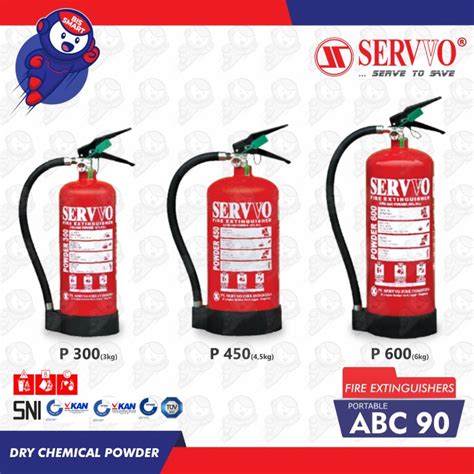 Jual Servvo P450 ABC90 4 5 Kg APAR SNI Alat Pemadam Kebakaran Fire