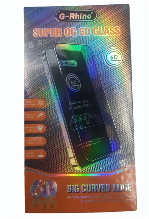 Vivo Big Curved Edge 6d Tempered Glass Packaging Type Box Thickness 6 Mm At Rs 33piece In