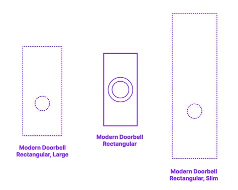 Door Bells Doorbells Dimensions And Drawings