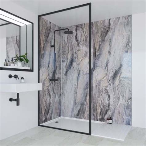 Multipanel Classic Collection Cappuccino Stone Mm Shower Panel