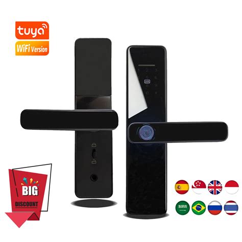 PHIPULO Tuya Wifi Smart Door Lock Digital Electronic Lock One Click