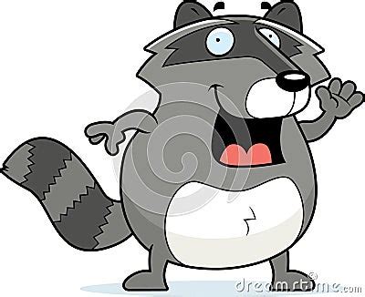 Raccoon Waving Royalty Free Stock Photo - Image: 12562675