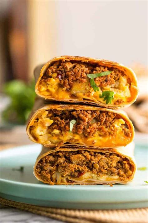 Breakfast Burrito Recipe Chorizo Potato Adriane Swain