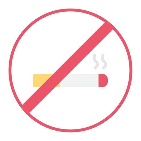 Premium Vector No Smoking Vector Illustration