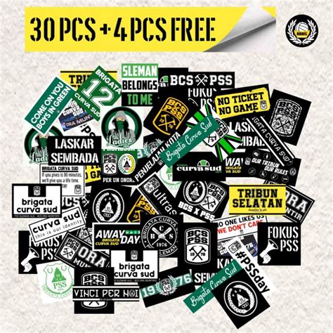 Sticker Pack Brigata Curva Sud Bcs X Pss Pss Sleman Shopee Malaysia