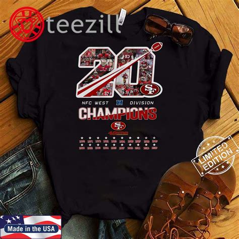 San Francisco 49ers 20 Nfc West Division Champions 2020 Shirt - teezill