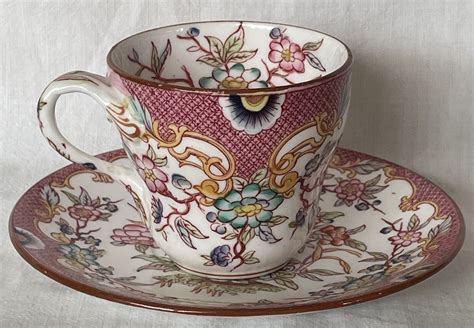 TASSE ET SOUS TASSE A CAFE EN PORCELAINE SARREGUEMINES MINTON 216 EBay