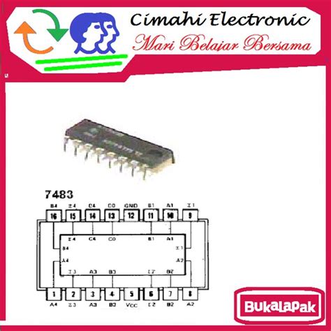 Jual Ic 7483 74ls83a Full Adder With Internal Cary Di Lapak Binsar