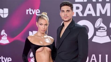 Pacar Marc Bartra Jessica Goicoechea Memukau Di Latin Grammy Awards