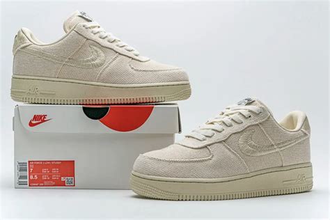 Gi Y Nike Air Force Low Stussy Fossil Like Auth