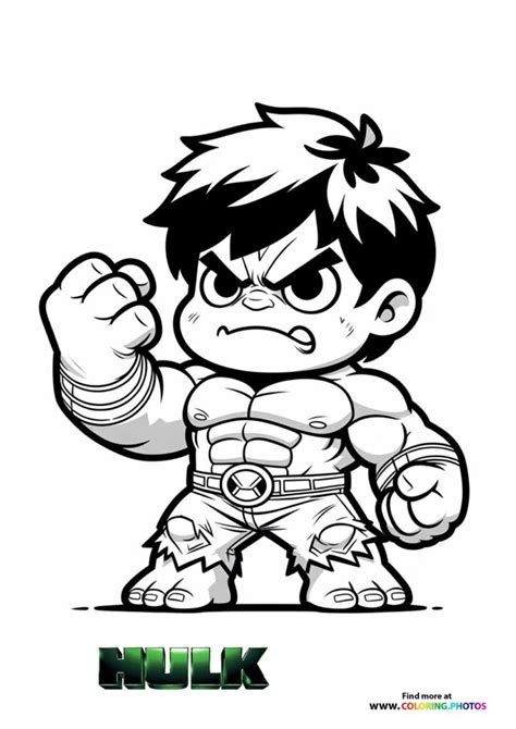 Hulk Coloring Pages For Kids Free Coloring Pages For Print Or Download