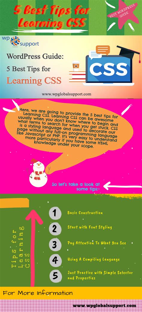 WordPress Guide 5 Best Tips For Learning CSS 2018