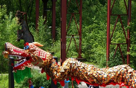 Chinese Dragon-Dance stock photo. Image of colored, culture - 306084