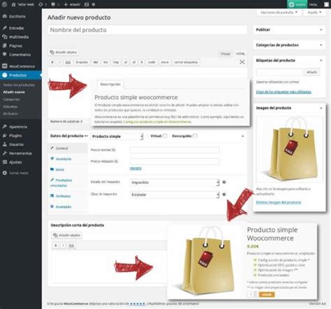 Configurar Producto Simple En Woocommerce Taller Web
