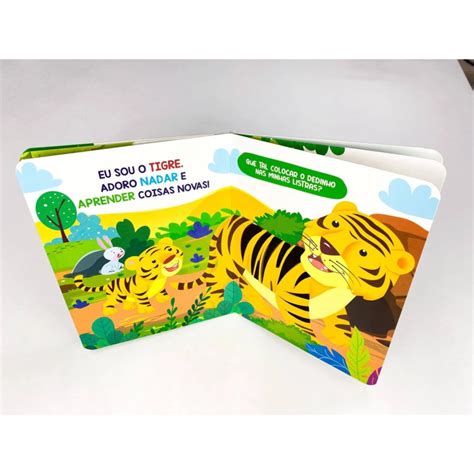 Livro Toque E Sinta Meus Amigos Da Selva