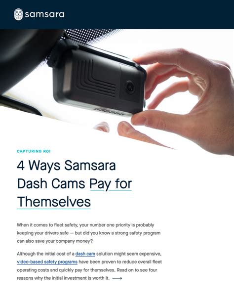 How To Select The Best Dash Cams For Fleets Samsara