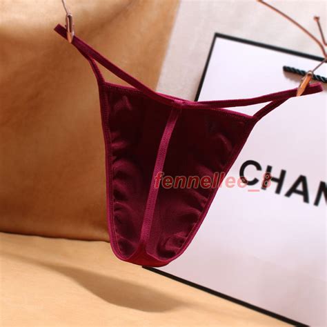 Men Sexy Silky Satin T Back Pouch Bikini Briefs Panties Thong G String Underwear EBay