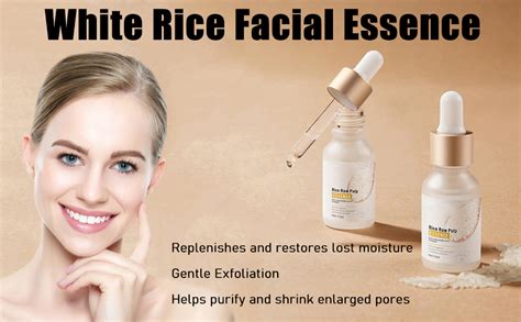 White Rice Serum For Face Exfoliate Brighten And Even