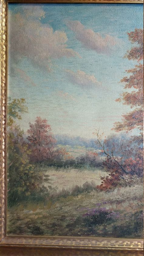 Fine Art Ga Miller Signed Original Antique Oil Painting Etsy