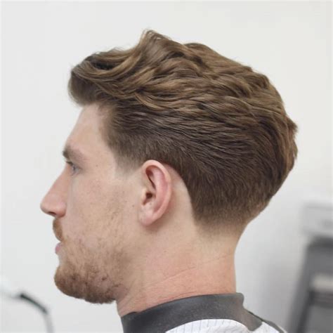 wavy   taper fade  taper fade haircut  fade long hair