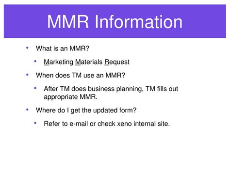 mmr  powerpoint    id