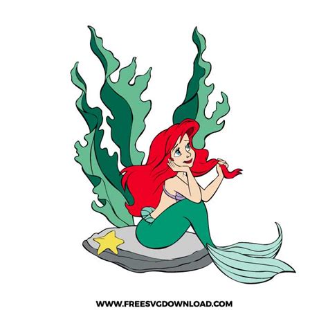 The Little Mermaid Free Svg Files Free Svg Download