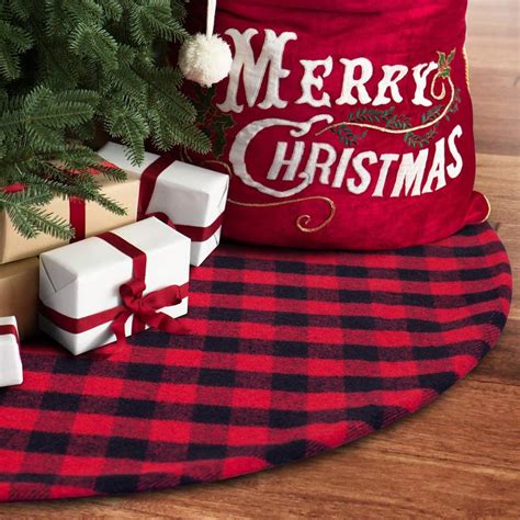 Plaid Christmas Tree Skirt The Best Christmas Decor On Amazon