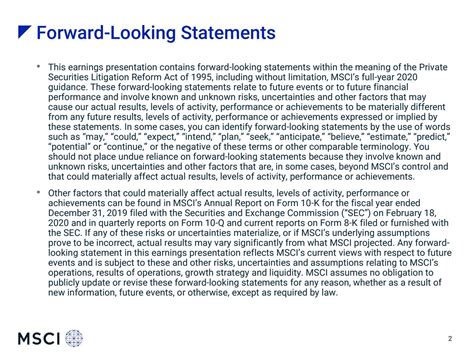 Msci Inc 2020 Q2 Results Earnings Call Presentation Nyse Msci