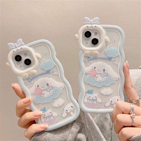 Cinnamoroll Wavy Phone Case - Cosmique Studio - Aesthetic Clothing